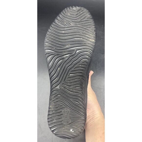 Women’s Ryka Echo Slip On Black Fabric Rubber Casual Comfort Shoe Sz 11 - Picture 4 of 13